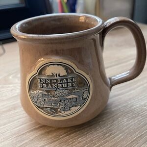 Vintage Brown Ceramic Mug from the “Inn on Lake Granbury”